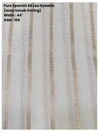 Pure Spanish 60 Lea Dyeable Fabric (100 GSM) - 44" Width