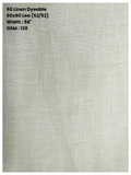 Pure 60 Linen Dyeable Fabric - 58" Width