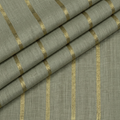 Sage Green 60 Linen Kasab Strips- B