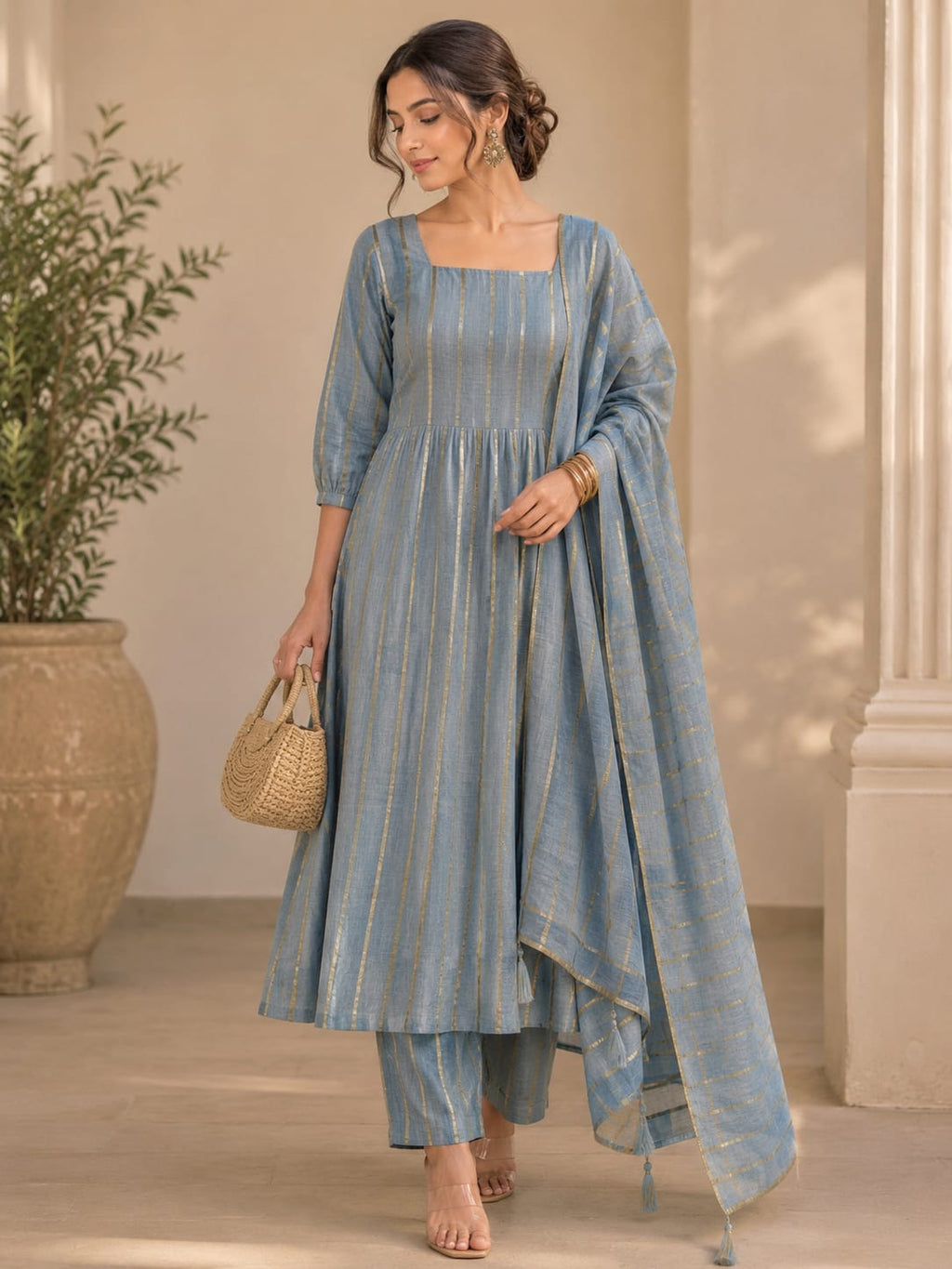60 Linen Kasab Strips- E