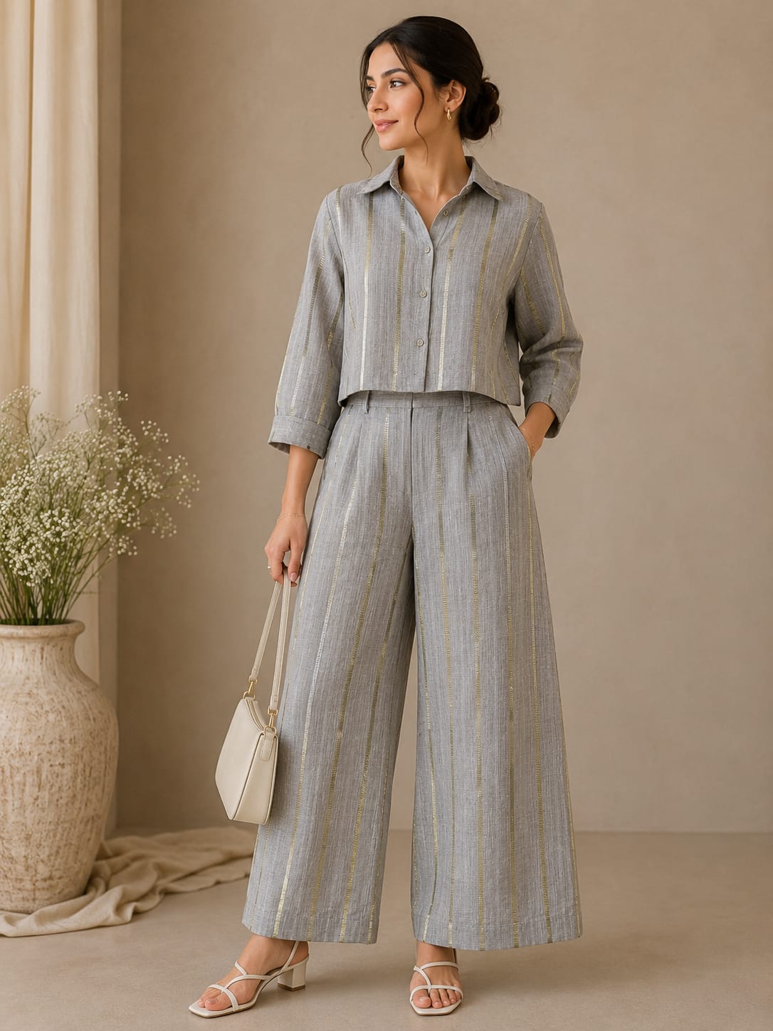 60 Linen Kasab Strips-F